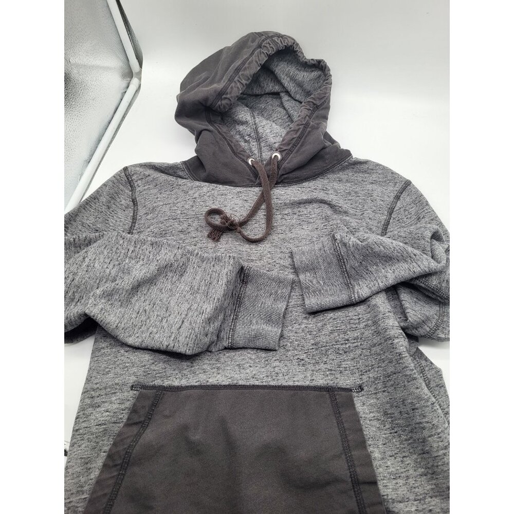 Abercrombie & Fitch y2k Young Men's SZ Small Gray Hoodie Pullover Shirt w/Pocket - Picture 12 of 14